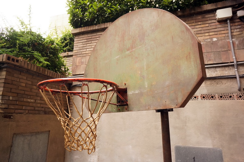 canasta basquet metal madera (160eu.) 1u